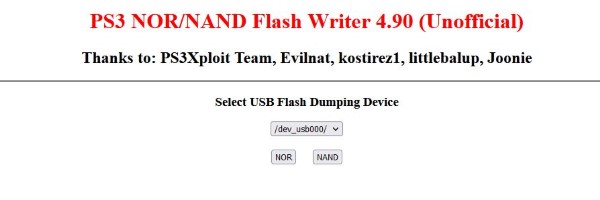 PS3 - PS3Xploit Flash Writer (4.90 HFW)